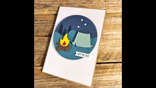 CARDMAKING Camping handmade card