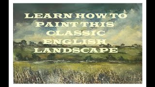 #easyclassic #englishlandscape  #paintwithme Easy Classic English Landscape - paint with me