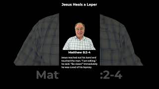 Bible Reading: Jesus Heals a Leper  #bible #bibleverses #biblereading