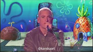 Eminem Rap God but with Spongebob Music      #shorts #shorts