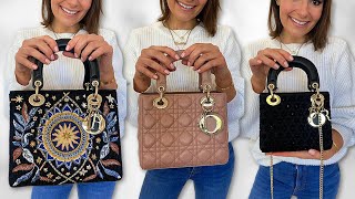 Comparing The Lady Dior Designer Handbag Sizes, Designs And Styles *WHICH ONE SHOULD YOU GET?