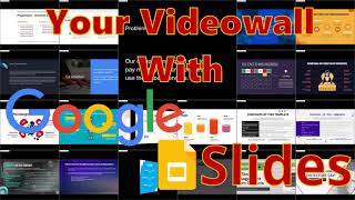 Google Slides with EasyMultiDisplay (video wall software solution)