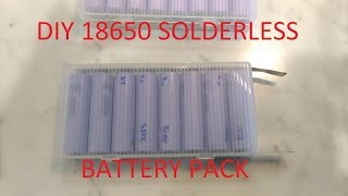 DIY 18650 SOLDERLESS BATTERY BOX