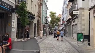 Walking in Gibraltar Main Street|From Southport Gate to Grand Casemates square.