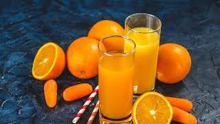 RECEITA DE SUCO DE CENOURA COM LARANJA - SUCO SAUDÁVEL - #shorts