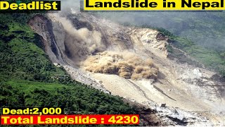 Deadliest landslide of Nepal | How many Nepalis died in the landslide ?