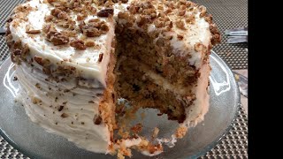 Bolo De Cenoura Americano - Carrot Cake