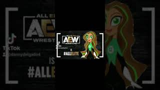 Jessica cuz from DC superhero girls is All elite wrestling