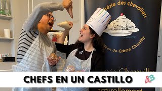 Hicimos CREMA CHANTILLY en el castillo Chantilly / Ana y Bern