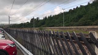 40145 flies through crossflatts with the Scarborough Spa Express on the 24th of August 2017