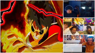 Luffy Advanced Conquerors Haki Vs Kiado 🔥| One Piece Episode 1028 Reaction Mashup