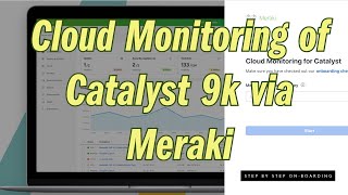 Cloud Monitoring for Cisco Catalyst Switches with Meraki