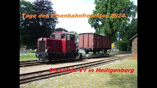 Tage des Eisenbahnfreundes 2024 Diesellok V1 in Heiligenberg