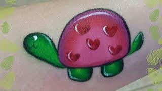 Turtle cheek art tutorial