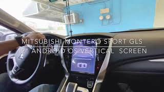 Mitsubishi Montero Sport 12" Vertical Screen 🔉🦾