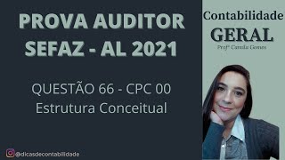 Questão 66 COMENTADA - Auditor Sefaz-AL 2021