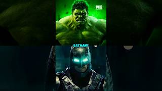 Hulk vs. Batman 🤯🔥 Who would win? #Marvel #hulk #batman #mcu #dc