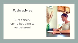 8 redenen om je houding te verbeteren! - Fysio advies