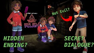 SECRET Dialogue and HIDDEN ENDING in FNAF Ruin?