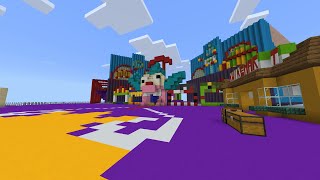 (Preview) The Simpsons Ride in Minecraft - Universal Studios Ride POV