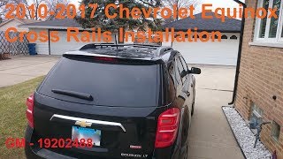 2010-2017 Chevrolet Equinox Installing Cross Rails