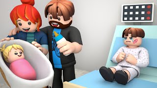 ROBLOX Brookhaven 🏡RP - FUNNY MOMENTS : The Bacon Hair Hates Little Sister 2