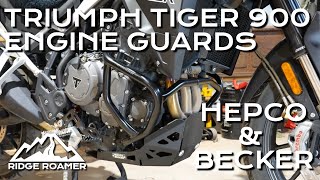 Hepco & Becker Engine Guards on Triumph Tiger 900 Install and Overview