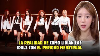 La realidad de como lidian las IDOLS con el periodo m3nstrual