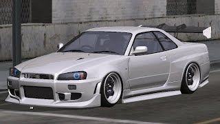 [RESHARE] MOD NISSAN SKYLINE R34 NISMO X C-WEST V10 GTA SA ANDROID