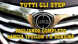 TAGLIANDO COMPLETO LANCIA YPSILON 1.2 BENZINA#manutenzione #auto #riparazione #meccanico #reset