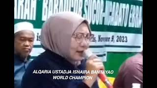 Beautiful video Reading Qur'an exhibition Ustadja Isnaira Bantayao..