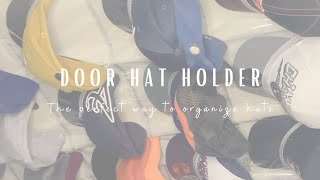 Maximize Your Space with this Convenient Hat Organizer that Hooks on a Door!