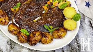 طريقة شواء الريش البتلو فى الفرن وأزاي تطلع دايبة وطعمها مدخن ويجنن 🥩🔥