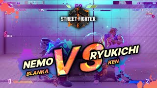 SF6 → Nemo (Blanka) vs Ryukichi (Ken) - Street Fighter 6