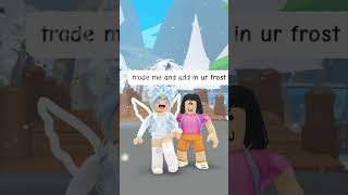 SHE USED HER POWER TO SCAM ME BUT THEN... 😱🤯😂💖 #roblox #robloxshorts #adoptme #viral