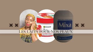 LES LAITS  CORPS POUR NOS PEAUX,,,,,,,