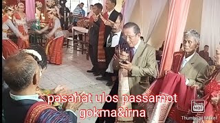 pasahat ulos passamot, adat batak Toba.