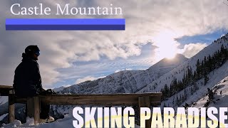 Castle Mountain Skiing Paradise (4K) | AB, Canada