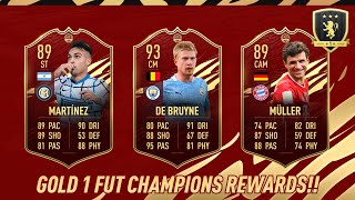 *OMG* PIM CANNAVARO & NEYMAR PACKED!! GOLD 3 & GOLD 1 FUT CHAMPIONS REWARDS - FIFA 21 Ultimate Team