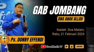 GAB Damai Sejahtera Jombang | Ibadah Doa Malam | 21 Februari 2024 | Pdt. Donny Effendi