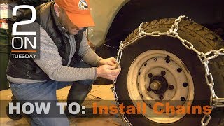 How To Install Tire Chains