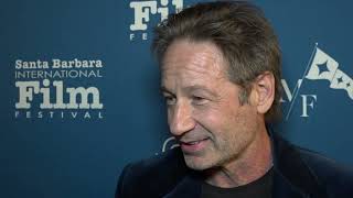 SBIFF 2024 - David Duchovny "Veselka" Red Carpet Interview