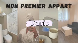 2- Mon Appartement Tour PARIS 🥖🇫🇷 | Je vous montre mon premier appart  (21 m²) vlog !!