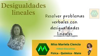 Resolver problemas verbales con desigualdades