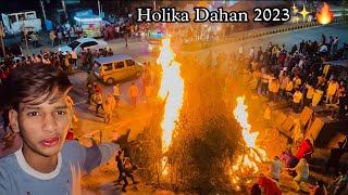 Holika Dahan 🔥 2023 Live Video | With frends ❤️ | #HolikHolika Dahan Special #vlog | In Ajmer #2023