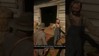 how arther deal  with  stable man #rdr2 #games #shorts