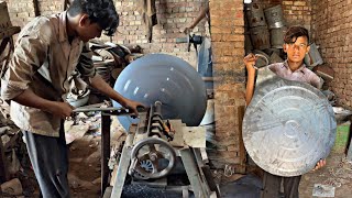 Amazing Process of Making Tawa with Smart Skills | How to Make Iron Griddle