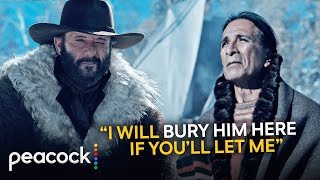 Yellowstone | Red Bear Asks James Dutton If He Can Bury His Father On His Land