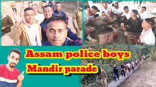 Assam police Mandir 6th apbn silchar parade#assam_police_training_centre