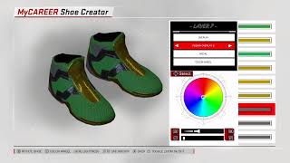 CREATING MY SIGNATURE SHOE MYCAREER NBA2K18